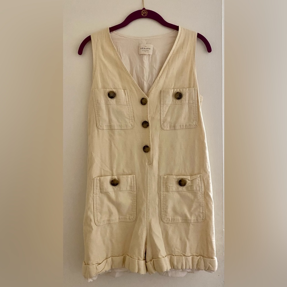 Sezane NWOT Zita Romper Size 2  (FR Size 34)